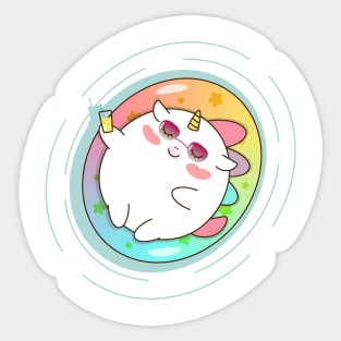 Summer unicorn Sticker